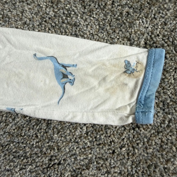 Kyte Baby Zippered Footie in Jurassic Blue Dinosaur Print Size 18-24 Months - Picture 13 of 16